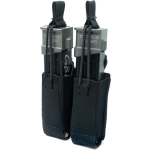 GBRS Group GEAR DPMP BR BLK Double Pistol Pouch