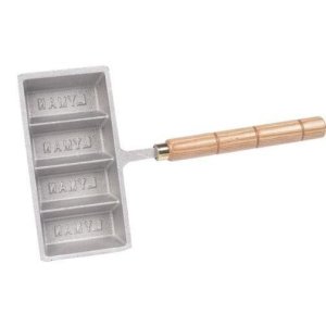 Lyman 2837794 Lead Ingot Mould, Four 1 lb Ingots, 30 deg Draft Design