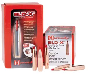 Hornady ELD-X Hunting 30 Caliber .308 178 Grain