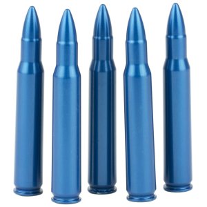 A-Zoom 12327 Snap Caps 30-06 Springfield Blue 5-Pack Aluminum
