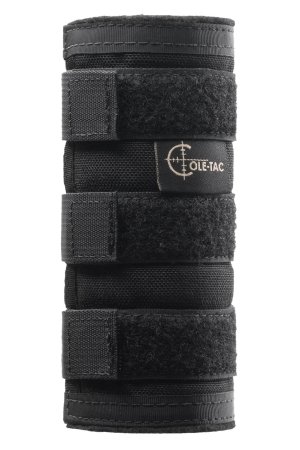 Cole-TAC HTP101 Suppressor Cover 6 In Black Fits 1-2 In Suppressors