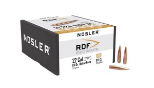 Nosler RDF .224 22 Caliber 85gr Hollow Point Boat Tail 100 Box