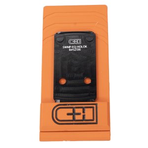 C&H Precision SWMP-57-EQ-HOLOK Optic Mount Plate Black Steel