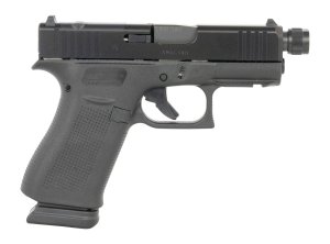 Glock UX4350203FRMOSTB G43X MOS Slim Sub-Compact 9mm Luger 15+1 3.41" Black Threaded Barrel, Steel Optic Ready/Serrated Slide, Polymer Frame w/Accessory Rail, Ambidextrous