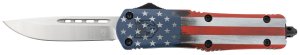 CobraTec MCUSAFS3DNS FS-3 3" D2 Steel OTF Knife US Flag Handle