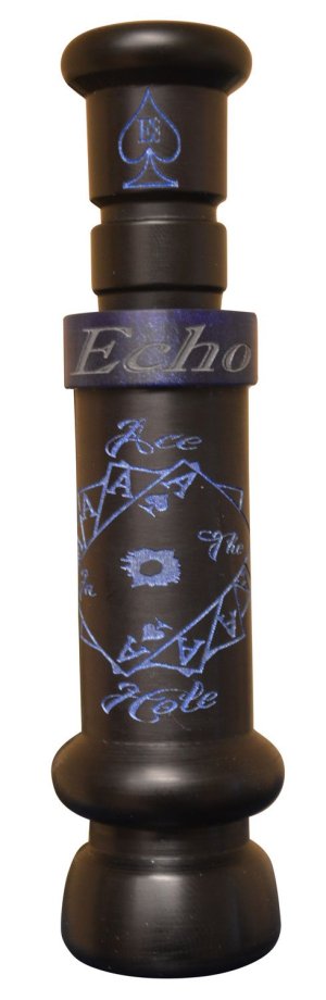Echo 90022 Ace in The Hole Single Reed Duck Call Matte Black Acrylic