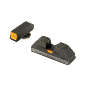 Ameriglo GL-616 Glock Sight Set Green Tritium Orange Outline