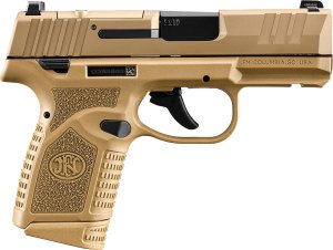 FNH 66-101423 Reflex 9mm Pistol 10+1 Tritium Sights FDE Polymer Rail