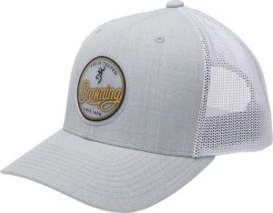 Browning Objective Mesh Snapback Heather Gray Flexfit 110 Mid-Profile