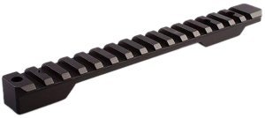 Talley PL0258160 Black Anodized Picatinny Rail Mount Long Action