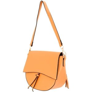Cameleon 49629 Zoey Concealed Carry Purse, Apricot, Genuine Leather