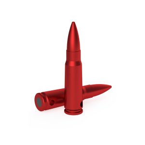 Birchwood Casey BC-DCTR-762 7.62x39 Aluminum Hard-Anodized Red 4-Pack