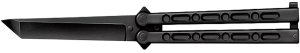 Cold Steel CS92EAB FGX Balisong 5" Tanto Griv-Ex Blade/Handle Black