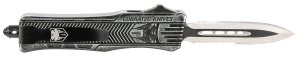 CobraTec SSWCTK1SDAG1SS CTK-1 2.75" D2 OTF Dagger Stonewashed Handle