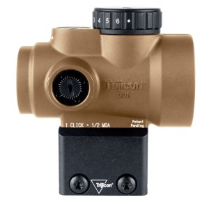 Trijicon 2200349 MRO SD Coyote Tan 1x25mm 2 MOA Green Dot Reticle Lower 1/3 Co-Witness Mount
