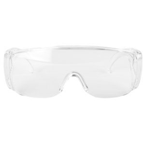 Radians CV0010 Coveralls Shooting Glasses Adult Clear Lens Polycarbonate Clear Frame