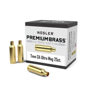 Nosler 7mm SA Ultra Mag Unprimed Brass Cases 25 Count 10184