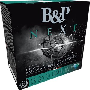 B&P Ammunition 12B18nx8 Next 12Gauge 2.75" 1 1/8Oz 8Shot 25 PER Box/10 Case