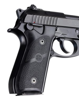 Hogue Grips Rubber Taurus PT99 No Finger Grooves Black 99010