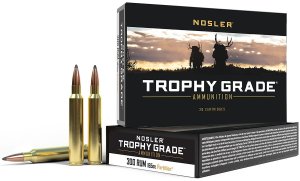 Nosler 60064 Trophy Grade 300RUM 165gr Spitzer Partition 20 Per Box/10 Case