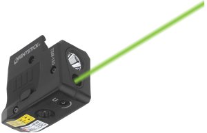 Nightstick TSM-13G Subcompact Weapon Light Sig P365 150 Lumens Green Laser Aluminum Black
