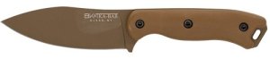 KA-BAR BK19 Becker Nessmuk 4.31" Knife Tan Molle Sheath USA Made