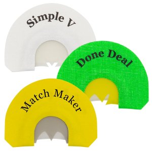 Rolling Thunder TC999-CLASSIC Turkey Diaphragm Game Call 3-Pack