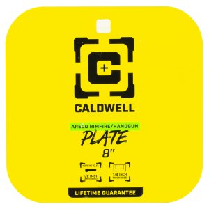 Caldwell AR500 Rimfire/Handgun Target 8" Gong 1/4"