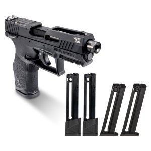 Taurus TX22 Handgun .22 LR 16(3)&22(2)rd Magazines 4.6 Barrel Black Slide/Black Frame T.O.R.O.