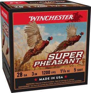 Winchester X283PH5 Super Pheasant 28Ga 3" 1-1/8oz #5 Shot 25/Box