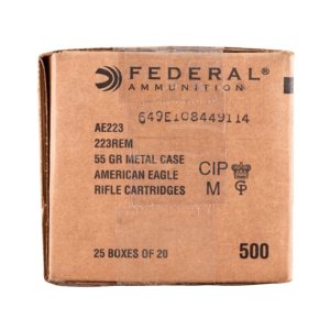 Federal Ammo American Eagle Rifle Ammunition .223 Rem 55 gr FMJ 3240 fps