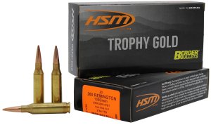 HSM 260130VLD Trophy Gold .260 Rem 130gr Berger VLD 20 Rounds
