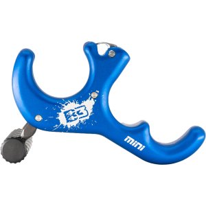B3 Exit Mini Release Blue 3-Finger 440C Hook Aluminum Handle