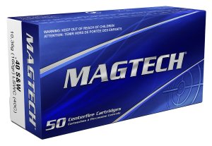 Magtech 40C 40S&W 160gr Lead Semi Wadcutter Ammo 50/Box