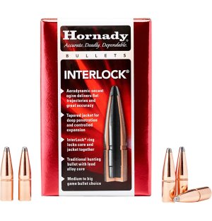 Hornady 3070 InterLock Hunting 30 Cal .308 180 gr Spire Point (SP)