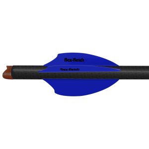 Flex Fletch SK-2-BLU-100 Vanes Blue 2" 100 Pack Durable No Flutter