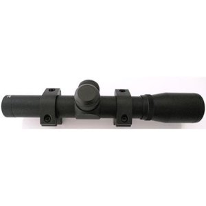 Keystone 80061 Pistol Scope 2x20mm, 14.5" Eye Relief, Dovetail Rings