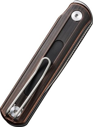 Civivi C210441 Foldis Knife 2.67" Black Hand Rubbed Copper/Silver
