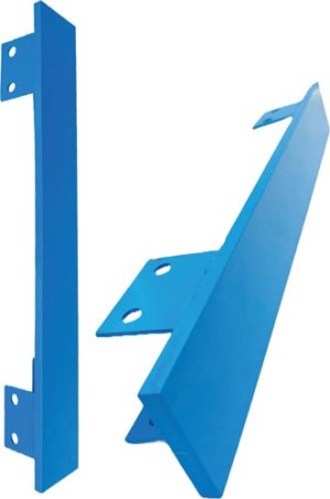 Bash Target B989 AR500 Vertical Guard 2x4 Stand, Blue Powder Coat