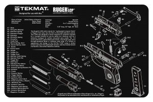 TekMat Gun Cleaning Mat 11x17 Ruger LCP