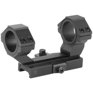 NcStar MARCQ AR-15 Adjustable QR Scope Mount 30mm/1" Black Anodized
