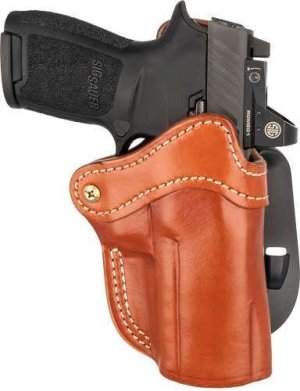 1791 Gunleather OR-PDH-2.4-CBR-R Optic Ready Paddle Holster Brown RH