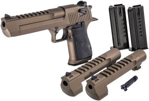 MR DEXIX6BB 6" Burnt Bronze .50AE/.44MAG/.357MAG Gas-Operated Semiautomatic