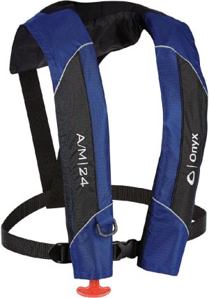 KENT/ONYX 3200BLU99 Convertible Auto/Manual Inflatable Vest Low-Profile