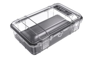 Pelican M60 Micro Case Waterproof Impact-Resistant Black/Clear