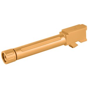 True Precision TP-G19B-XTG Threaded Barrel Gold TiN for Glock 19