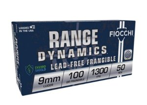 Fiocchi Shooting Dynamics 9mm Luger 100GR Frangible Ammo