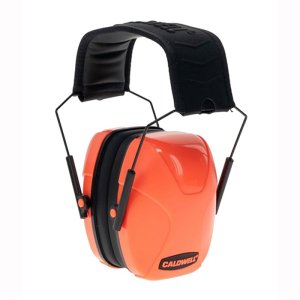 Caldwell 1108764 Youth Passive Earmuffs: 30dB NRR Full-Sized, 24dB NRR Low-Profile, Comfort Padded, Compact Folding Design
