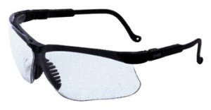 Howard Leight Uvex Genesis Shooting Glasses Black with Clear Lens