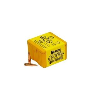 Berger 22421 22 Cal 75gr VLD Boat Tail Bullets 100/Box